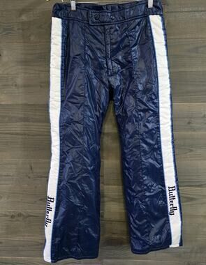 Vintage 80s Butterfly Tamasu Tokyo "Seven Jumper" Track Pants Size L Y2K Retro
